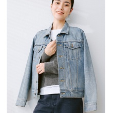 全新升级土耳其ORTA全棉牛仔长袖外套女